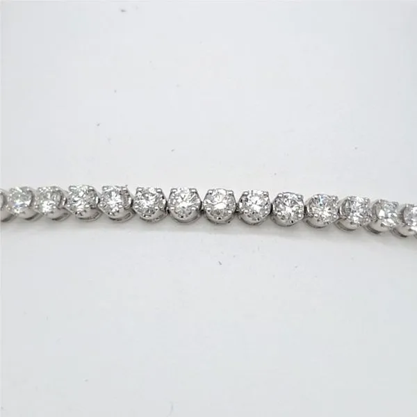 14kt WG 4ct TW Lab Grown Diamond Tennis Bracelet