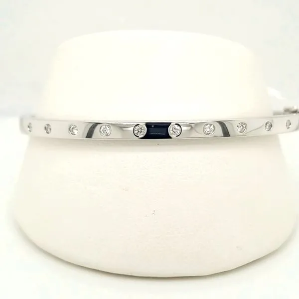 14kt WG Diamond Bangle Bracelet Carroll's Jewelers Doylestown, PA
