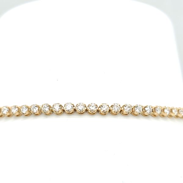 14kt YG 2.00ct TW Lab Grown Diamond Tennis Bracelet Image 2 Carroll's Jewelers Doylestown, PA