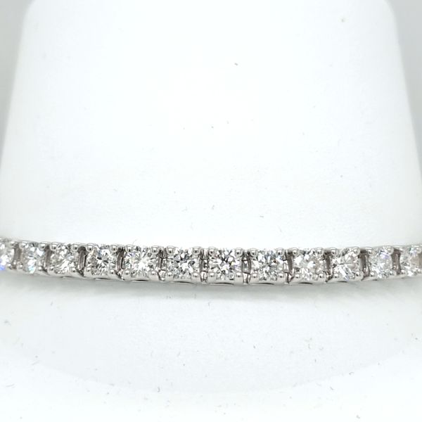 14kt WG 8ct TW LG Diamond Tennis Bracelet Image 2 Carroll's Jewelers Doylestown, PA