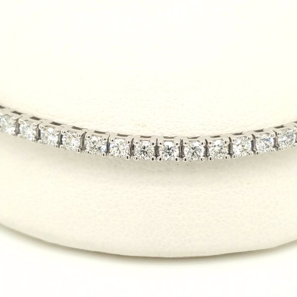 14kt WG 3ct TW Lab Grown diamond bracelet Image 2 Carroll's Jewelers Doylestown, PA