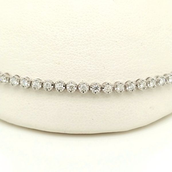 14kt WG 1ct TW Lab Grown Diamond Bracelet Image 2 Carroll's Jewelers Doylestown, PA