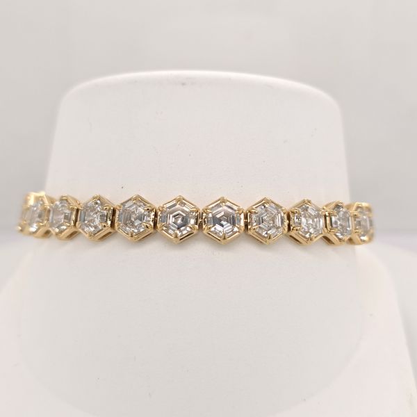 Hexagon Diamond Tennis Bracelet Carroll's Jewelers Doylestown, PA