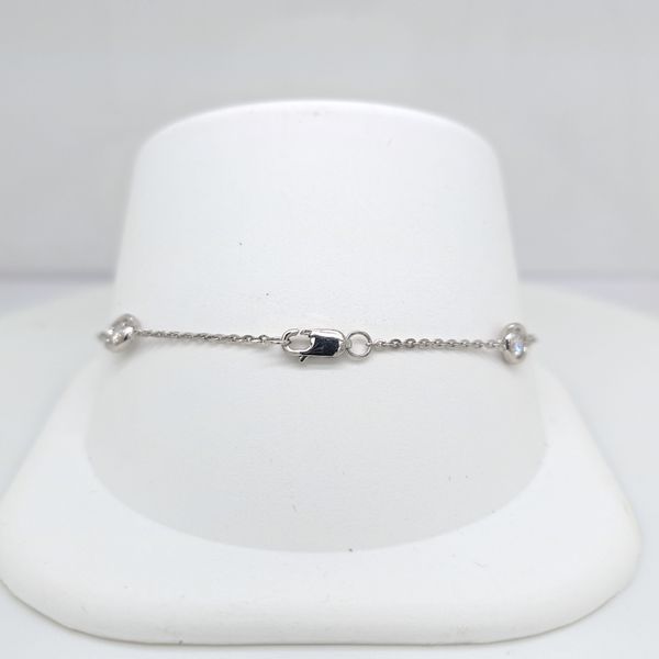 Diamond Bezel Station Bracelet Image 2 Carroll's Jewelers Doylestown, PA