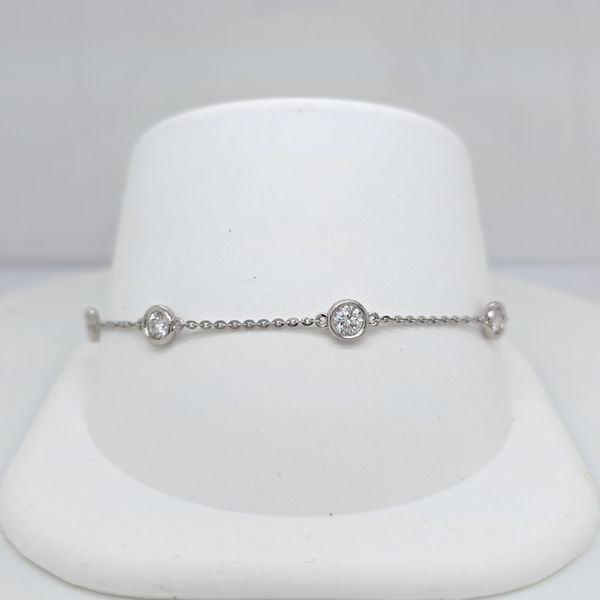 Diamond Bezel Station Bracelet Carroll's Jewelers Doylestown, PA