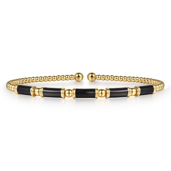 Gabriel Bujukan Black Enamel Bracelet Carroll's Jewelers Doylestown, PA