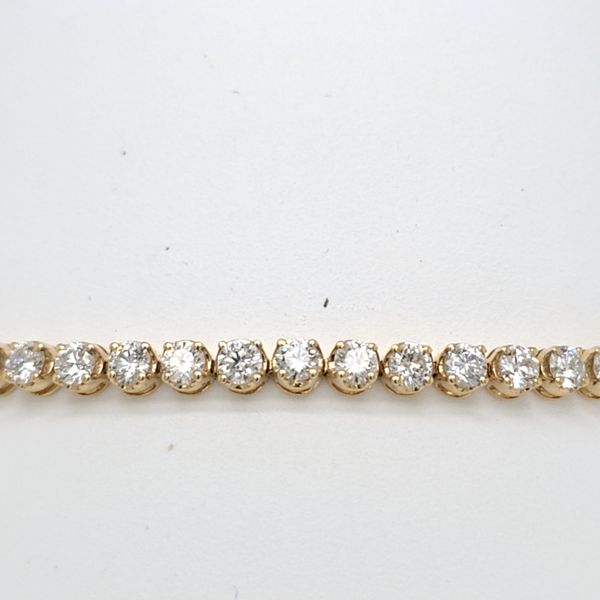 YG 4ct TW LG Diamond Tennis Bracelet Image 2 Carroll's Jewelers Doylestown, PA