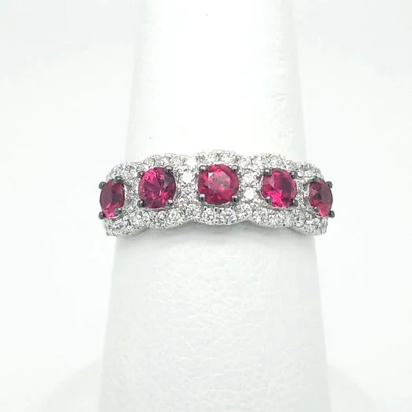 14kt WG Ruby and Diamond Ring Carroll's Jewelers Doylestown, PA