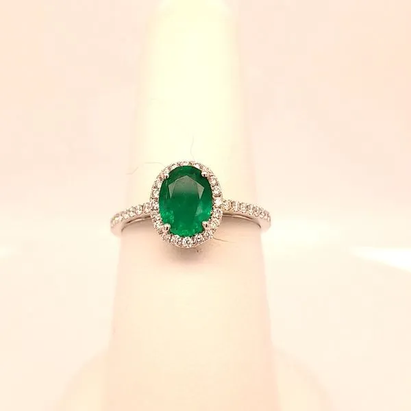 14kt YG Emerald and Diamond Ring similar item image