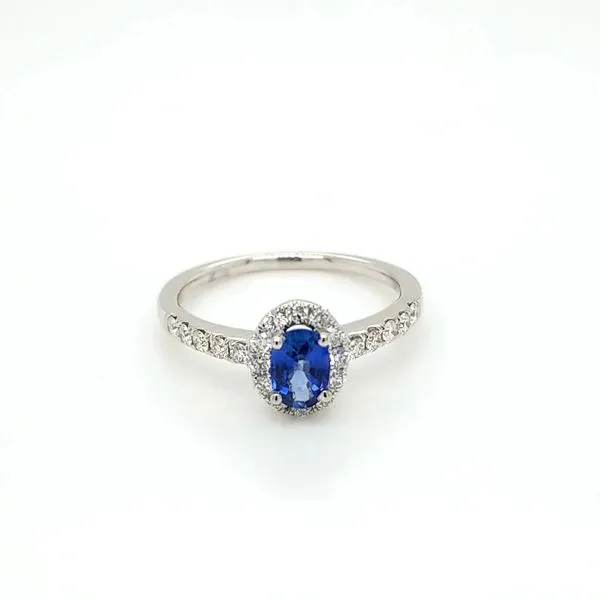 14kt WG Sapphire and Diamond Ring Carroll's Jewelers Doylestown, PA