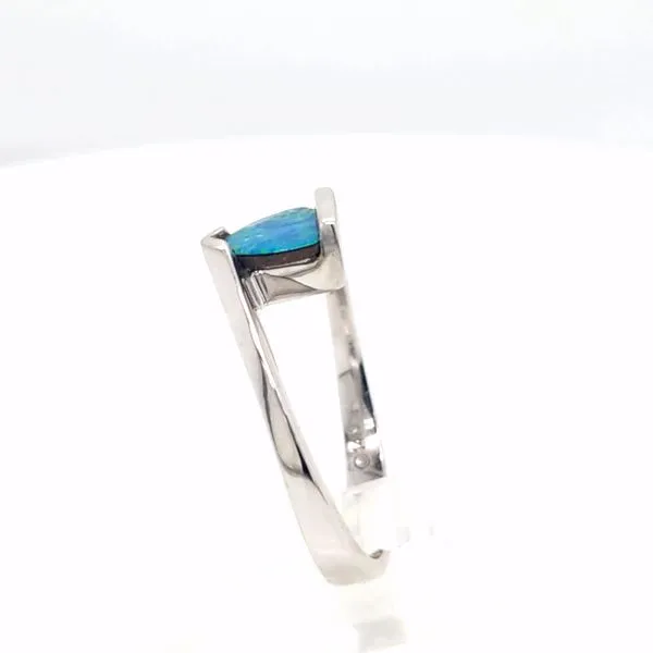 14kt WG Opal Ring Image 2 Carroll's Jewelers Doylestown, PA