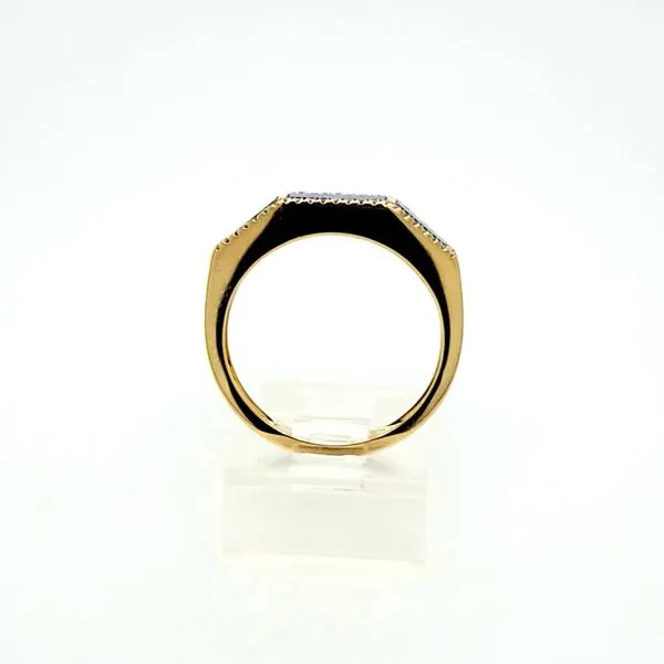 14kt YG Lapis and Diamond ring Image 3 Carroll's Jewelers Doylestown, PA