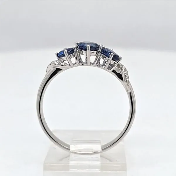 14kt WG Sapphire and Diamond Ring thumb image 2