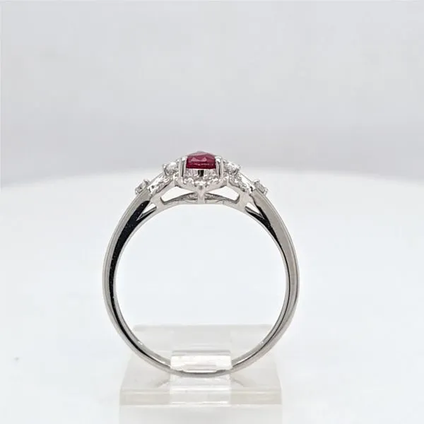 14kt WG Ruby and Diamond Ring thumb image 2