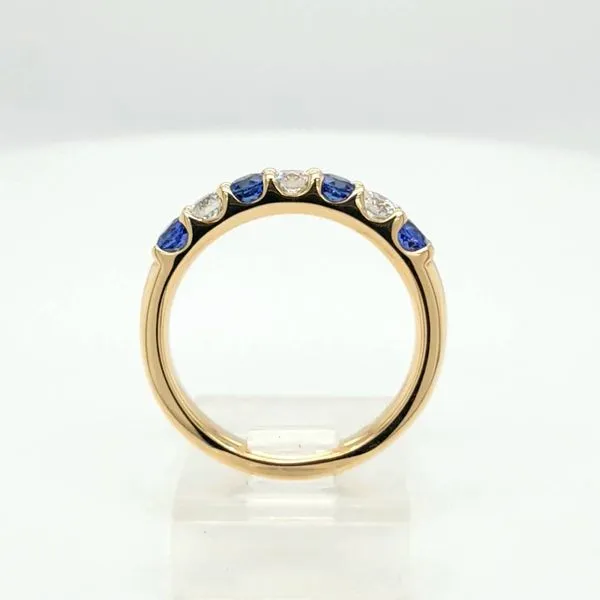 14kt YG Sapphire and Diamond Ring