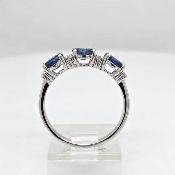 14kt WG Sapphire and Diamond Ring Image 2 Carroll's Jewelers Doylestown, PA
