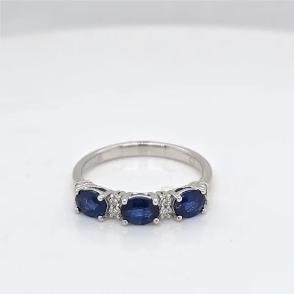 14kt WG Sapphire and Diamond Ring Carroll's Jewelers Doylestown, PA