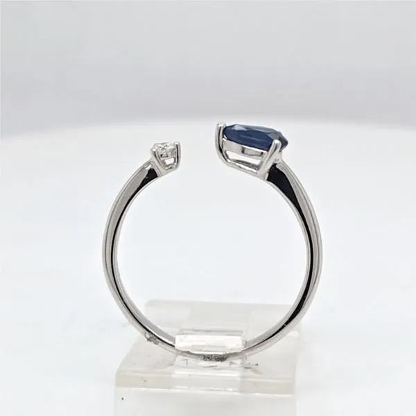WG Sapphire and Diamond Ring Image 2 Carroll's Jewelers Doylestown, PA