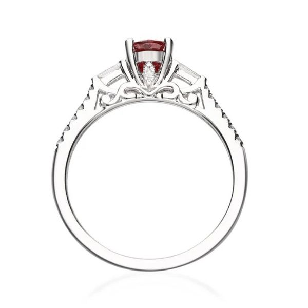 14kt WG Ruby and Diamond Ring Image 2 Carroll's Jewelers Doylestown, PA