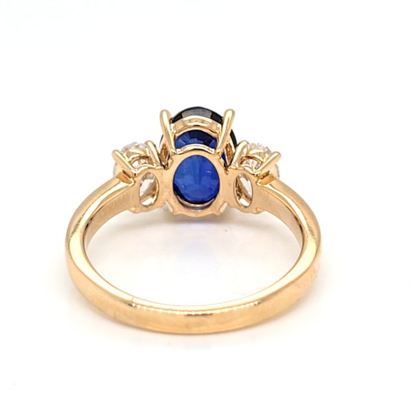 LG Sapphire and Diamond 3 Stone Ring Image 2 Carroll's Jewelers Doylestown, PA