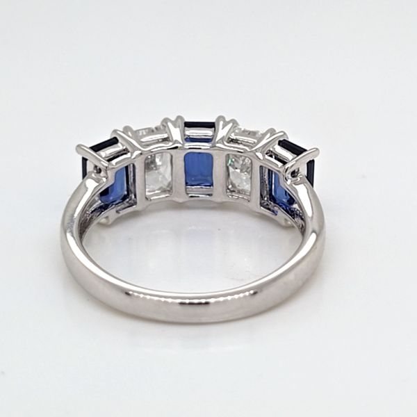 LG Sapphire and Diamond 5 Stone Ring Image 2 Carroll's Jewelers Doylestown, PA