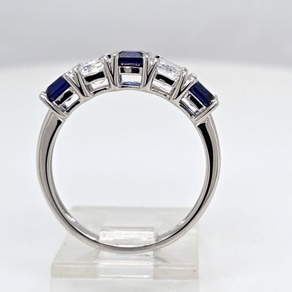 LG Sapphire and Diamond 5 Stone Ring Image 3 Carroll's Jewelers Doylestown, PA
