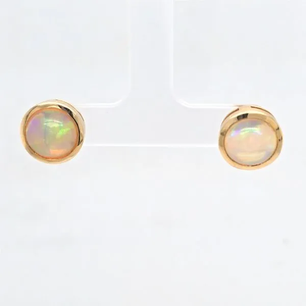 14kt YG Opal Earrings Carroll's Jewelers Doylestown, PA