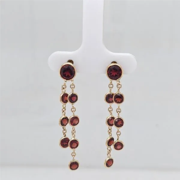 Garnet Dangle Earrings Carroll's Jewelers Doylestown, PA
