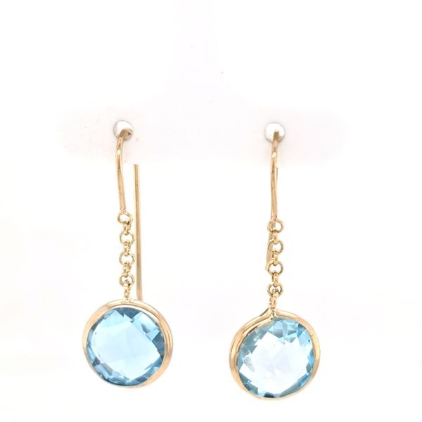 Blue Topaz Dangle Earrings Carroll's Jewelers Doylestown, PA