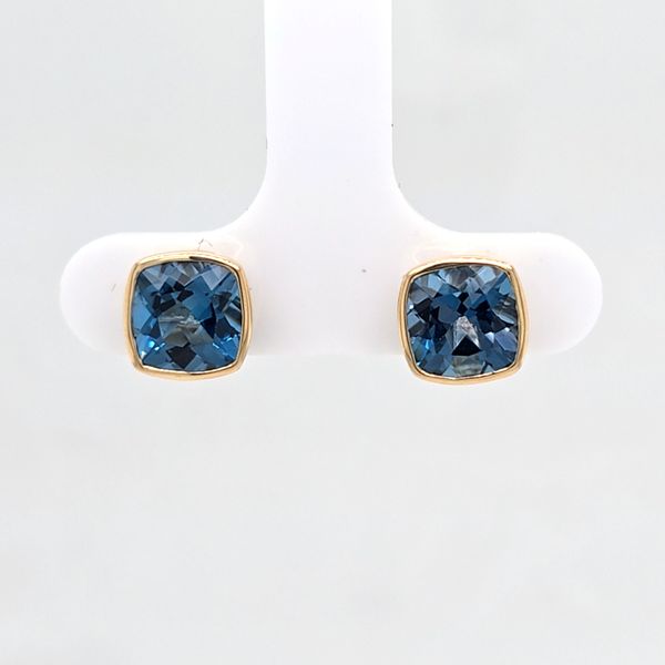 London Blue Topaz Stud Earrings Carroll's Jewelers Doylestown, PA