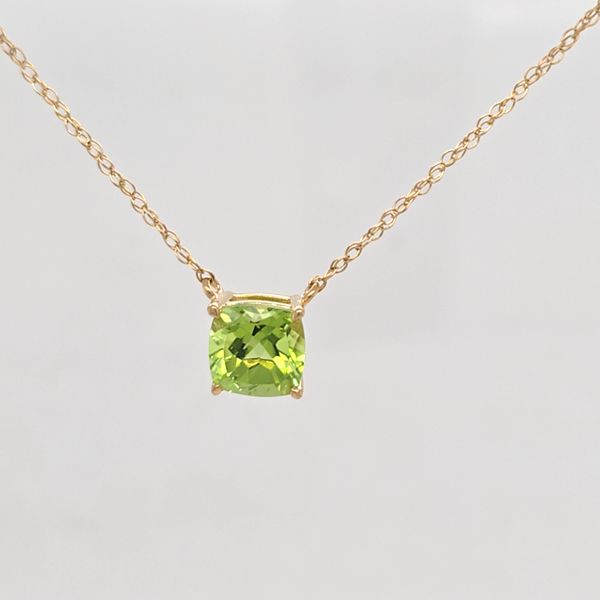 YG Peridot Pendant Carroll's Jewelers Doylestown, PA