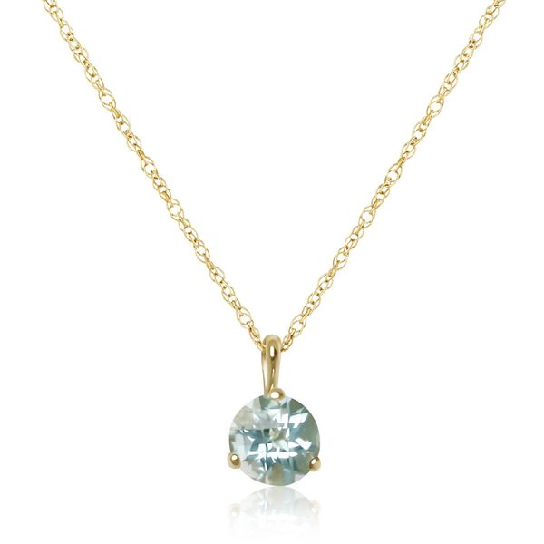 YG Blue Topaz Necklace Carroll's Jewelers Doylestown, PA