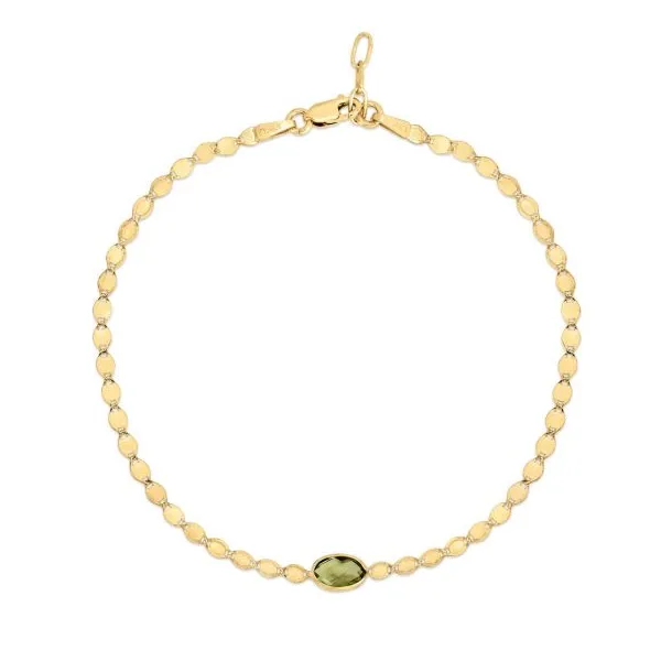 14kt YG Peridot Bracelet Carroll's Jewelers Doylestown, PA