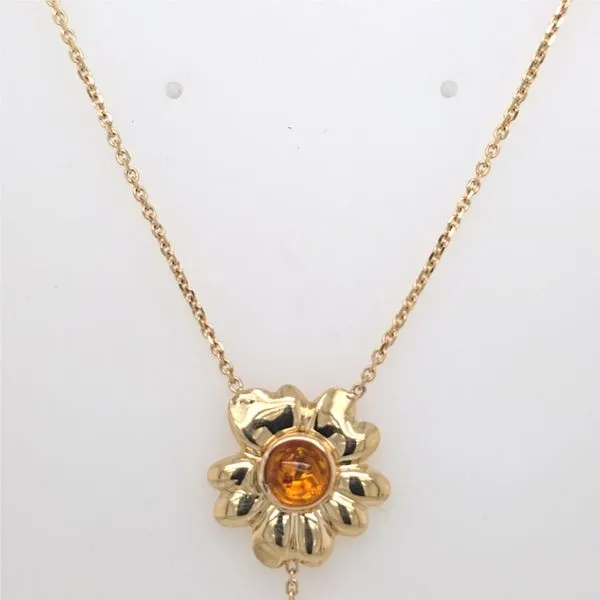 14kt YG Citrine Lariat Necklace Carroll's Jewelers Doylestown, PA