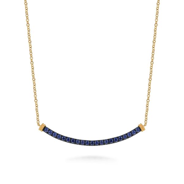 Gabriel Sapphire Bar Necklace Carroll's Jewelers Doylestown, PA