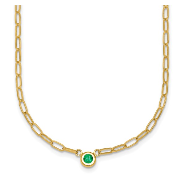 14kt YG Emerald Necklace Carroll's Jewelers Doylestown, PA