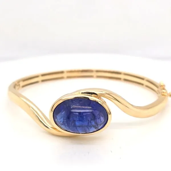 14kt YG Tanzanite Bangle Bracelet Carroll's Jewelers Doylestown, PA