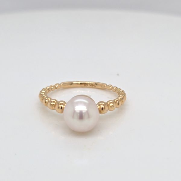 YG Single Pearl Ring Carroll's Jewelers Doylestown, PA