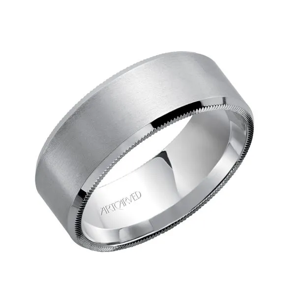 14kt WG Gents Wedding Band