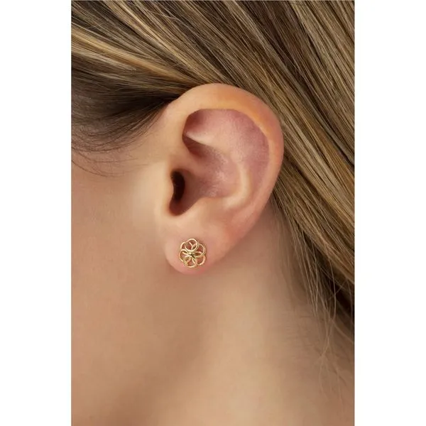 14kt YG stud earrings Image 2 Carroll's Jewelers Doylestown, PA