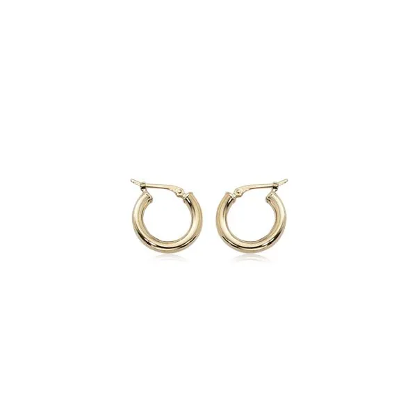 14kt YG small gold hoops Carroll's Jewelers Doylestown, PA