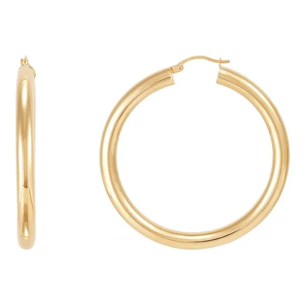 14kt YG Large Gold Hoops Carroll's Jewelers Doylestown, PA