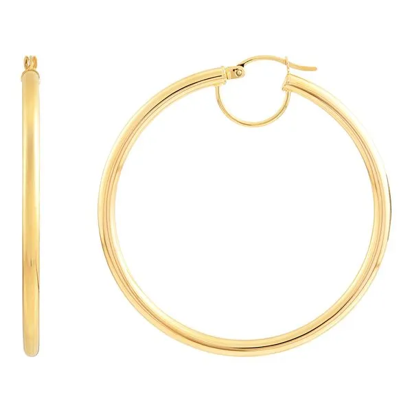 14kt YG Classic Hoop Earrings Carroll's Jewelers Doylestown, PA