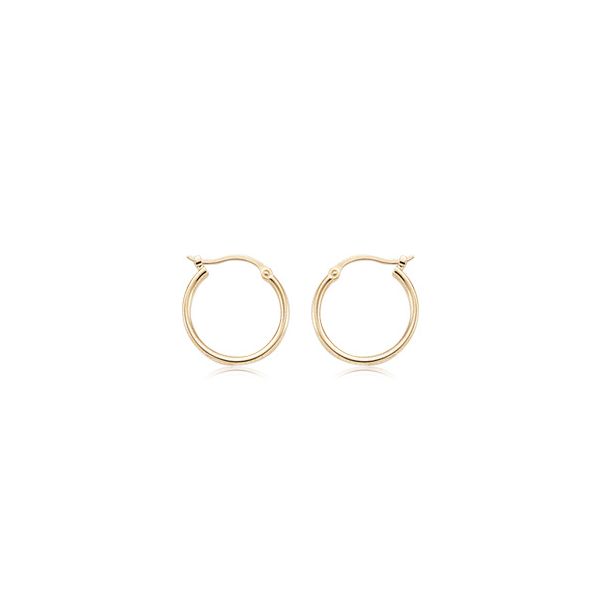 14kt YG Hoop Earrings Carroll's Jewelers Doylestown, PA
