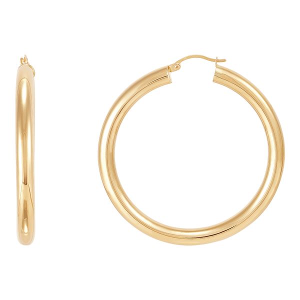 14kt YG Large Gold Hoops Carroll's Jewelers Doylestown, PA