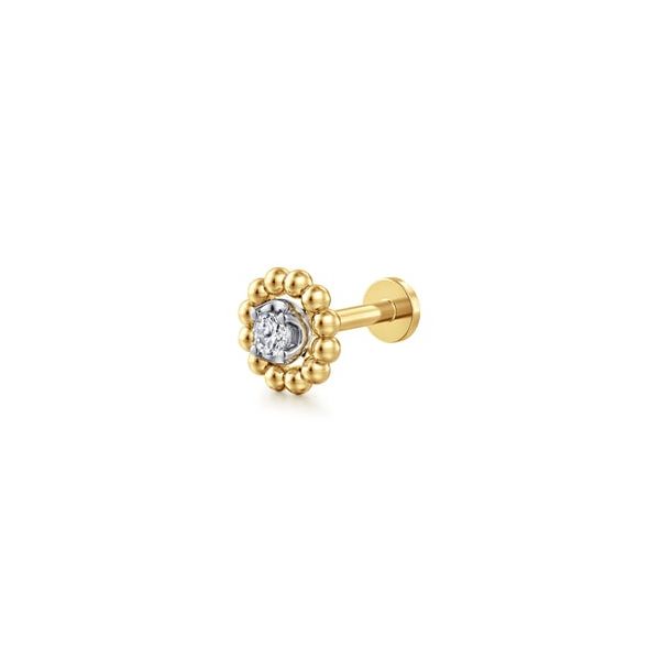 Single Flatback Flower Stud Earring Carroll's Jewelers Doylestown, PA