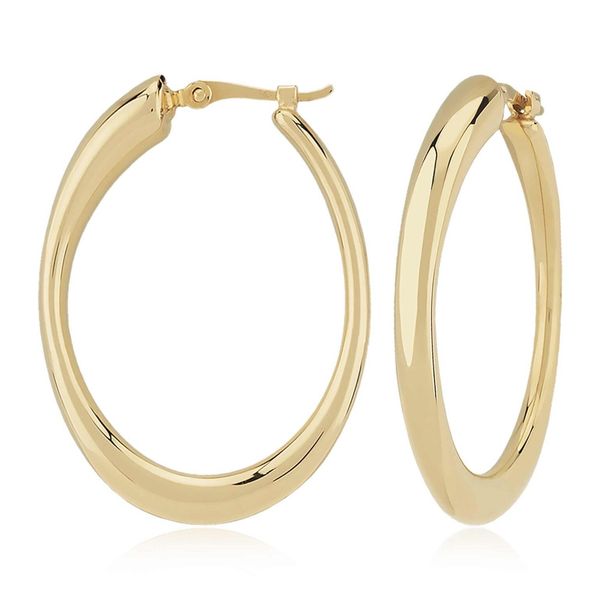 Large Gold Hoop Earrings Carroll's Jewelers Doylestown, PA
