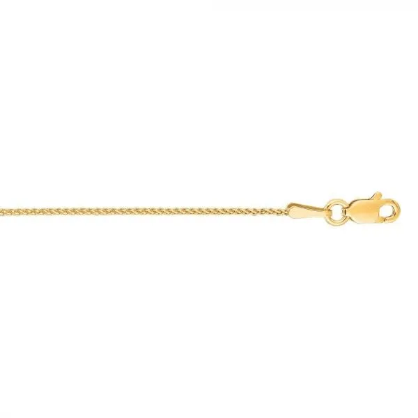 14kt YG 1mm round wheat chain Carroll's Jewelers Doylestown, PA