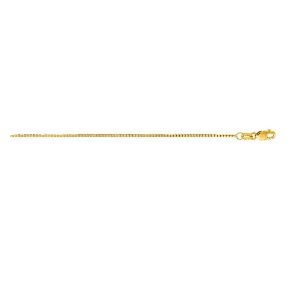 20\ Yellow 14K Gold Box Chain
