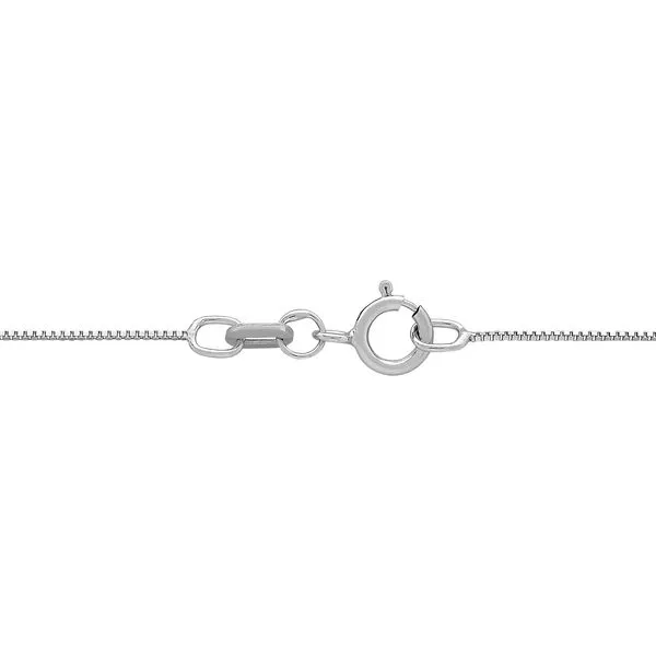14kt WG 18\ box chain